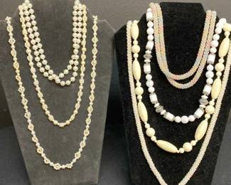 Pearly Colored Necklaces