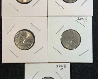 16 Nickels In Cases