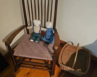 Wood Chair, Basket