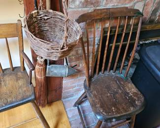 Wood Chair, Basket