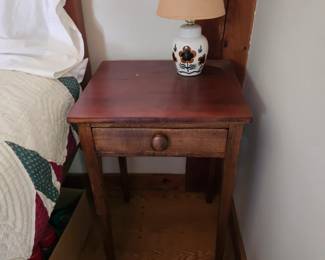 Wood bedside table, nightstand