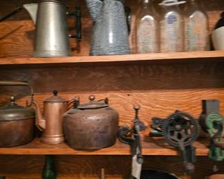 Metal Tea Pots, Glass Bottles, Copper Tea Kettle