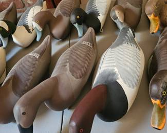 Wood Carved Duck Decoys - Jobes