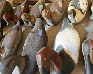 Wood Carved Duck Decoys - Jobes