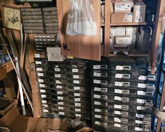 Wood Shop Tools and Supplies, Crews, Nails, Drawer Pulls, Knobs, Sanding Belts