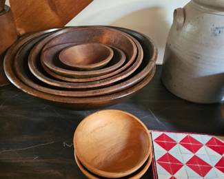 Wooden Mixing Bowls