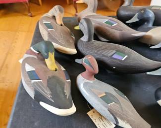 Wood Carved Duck Decoys