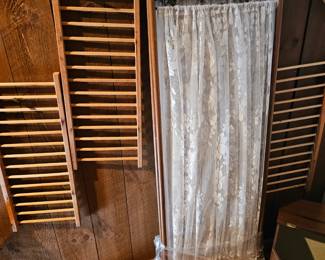 Wood Privacy Panel, Wooden Racks