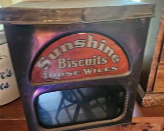 Sunshine Biscuits Can