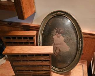 Small Wooden Storage shelf