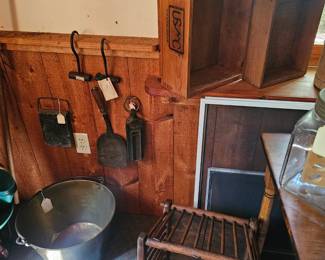 Fireplace Tools, Metal Bucket