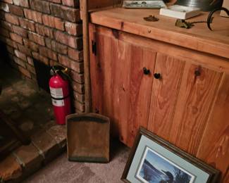 Wooden Coal Shovel, Duck Painting