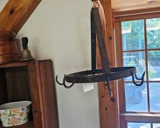 Wrought Iron Meat Game Hook