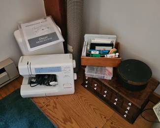 Sewing Machine and supplies