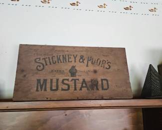 Stickney & Poor's Mustard Sign