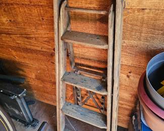Folding Wood Ladder