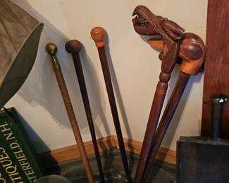 Wooden Carved Canes