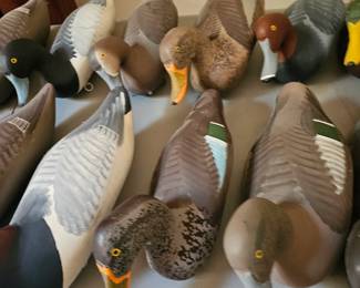 Wood Carved Duck Decoys - Jobes