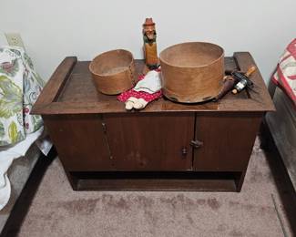 Wood Cabinet, Round Wooden Boxes