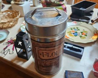 Metal Flour Canister