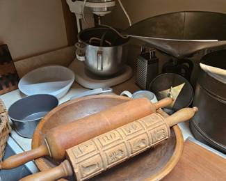 Rolling Pins, Mixing Bowls, Stand Mixer