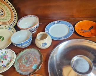 Plates, Saucer, Silver Plate
