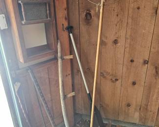 Wood Hay Rake, Sickle