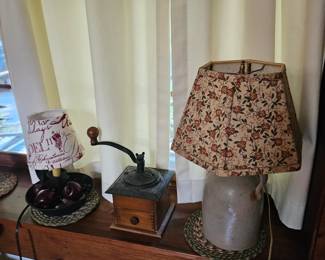 Jug Lamp, Candle Lamp, Coffee/Spice Grinder