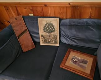 Blue Loveseat, Mandolin Slicer