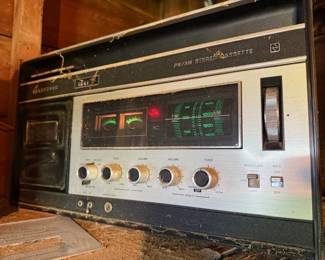 Vintage working Panasonic stereo. Cool dial w/ speakers. 