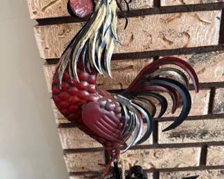 Whichever way the wind blows, cock / rooster weathervane. 