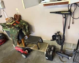 Minn Kota 55# trolling motor. Lawn tractor. 