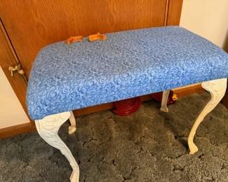 Cast iron leg stool. 