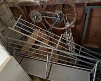 Industrial shelving. Columbian 10 speed. 