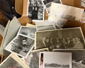 Ephemera. Black and white photos. Sports. Outdoor. Portrait. 