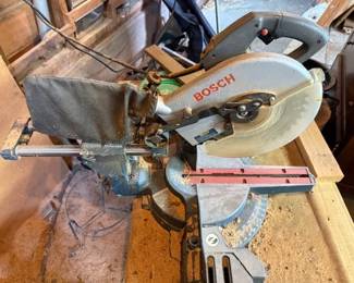 Bosch sliding miter saw. 