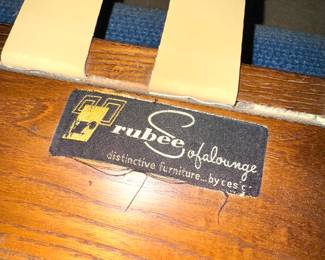 Mid Century Rubee Sofa Lounge John Stuart Rosewood Sofa Daybed Danish MCM