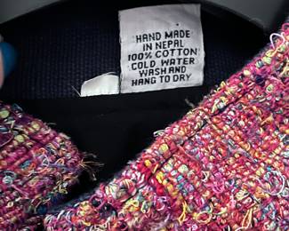 Hand made cotton