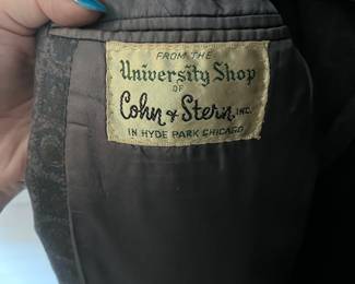 University shop Chn & Stein inc. Chicago local clothing shop, vintage menswear
