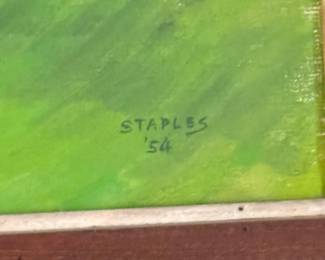 Original Oil Painting by Charles G. Staples