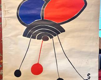 French Modern Art Poster – Calder 1969 – Théâtre Français de la Danse by Joseph Lazzini