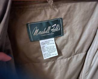 Marshall fields vintage trench
