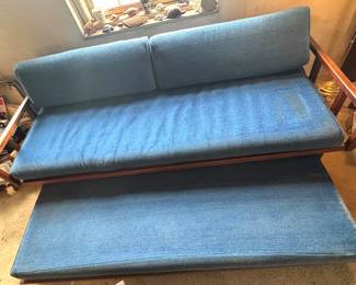 Mid Century Rubee Sofa Lounge John Stuart Rosewood Sofa Daybed Danish MCM
