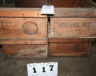 Advertisement Wood Crates