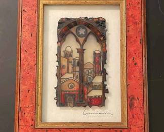 Massimo Cruciani Glass Painting