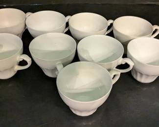 Vintage Belleek And J G Meakin White Porcelain Tea Set