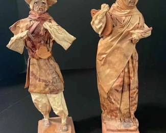 Mexican Paper Mache Folk Art Figures