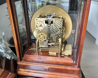 Photo of rear side of Howard Miller clock.  NOTE: This clock is  located in South Miami. Please text me to arrange meet up time.