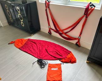 New -never used Yoga Trapeze. $30 OBO (all instructions and disk inc). Note: This item is  not at sale location,  it is in area of South Miami area.  Text me to arrange meet up time. 