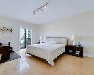 Artefacto Natural Suede King Size Headboard (Note: can sell headboard and mattress , but mattress must remain in the home till last week of August).  Nightables William & Sonoma (@36x18x24H)